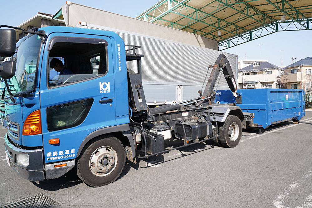 4tコンテナ車着脱式